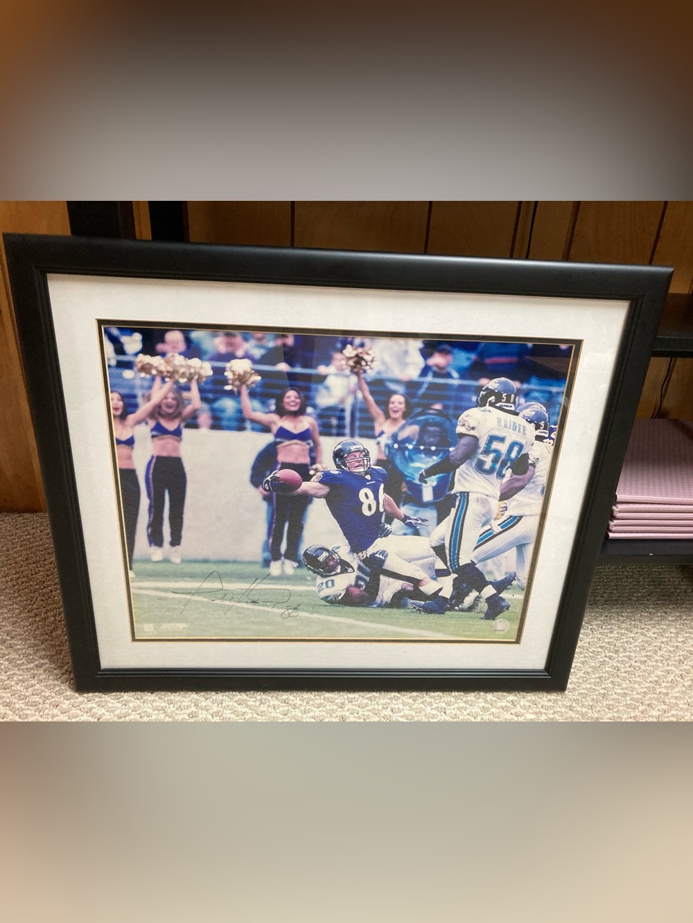 NFL Baltimore Ravens Signed Todd Heap Photograph